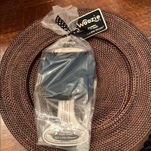 Hunter Green Woozie Wine glass insulator